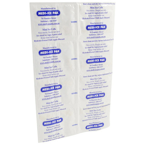 Medi-Ice Pak Mini Ice Cells - 32 per sheet