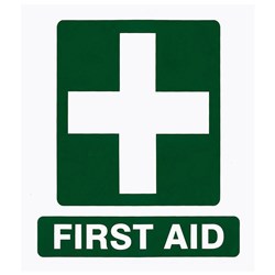 Sticker Vinyl First Aid