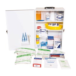 High Risk Standard Workplace Kit (1-29) Wall Mounted Metal Cabinet With Drawer