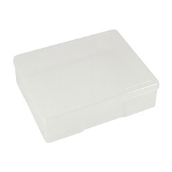 Clear Flat Container Empty
