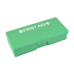 Zzzz Flat Green Plastic Glove Box Kit Empty 264l x 117w X 44d ** Discontinued **